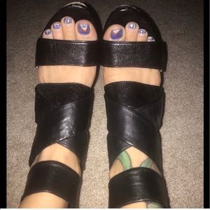 Michael Kors leather heels